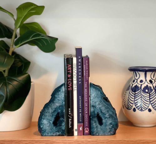 Agate Bookends