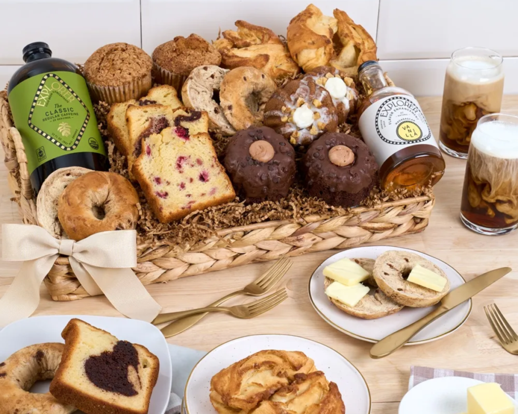 Cold Brew Coffee Drizzle and Pastries