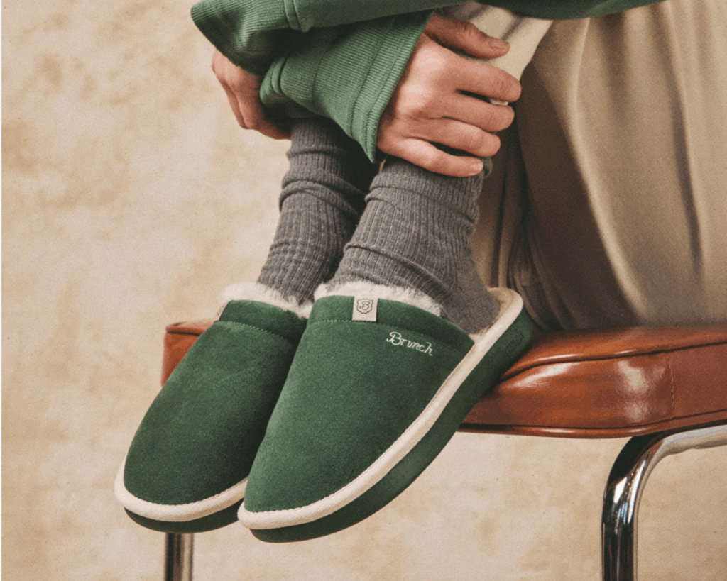 Essential Suede Shearling Slipper