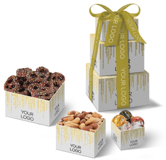 Gourmet Delights Sweet and Savory Tower