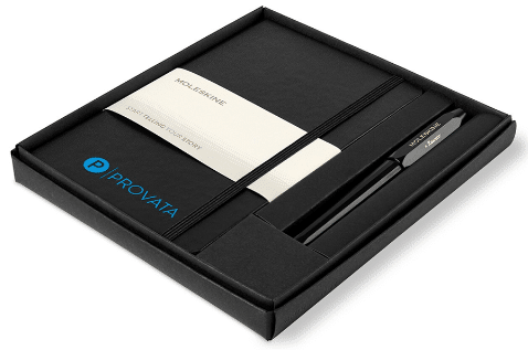 Moleskine® Medium Notebook and Kaweco Pen Gift Set